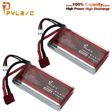 Upgrade RC Car Lipo Battery 2s 7.4V 3500mAh 45C Max 60C For Wltoys 12428 12423 RC Car feiyue 03 Q39 Upgrade parts Battery 2Pcs 2024 - buy cheap