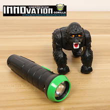 Inovador controle remoto infravermelho rc gorilla, animal de oranguotã, brinquedo eletrônico com luz e som, presentes para crianças 2024 - compre barato