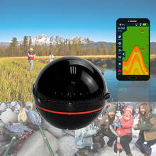 Sonar portátil para pesca en hielo, detector de peces inalámbrico inteligente, Bluetooth, profundidad de mar, lago, ecosound, Sener 2024 - compra barato