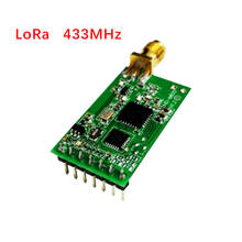 Lora módulo sem fio 433mhz, transmissor e receptor rf wireless com controle remoto transparente rs232 rs485 ttl, 2 peças 2024 - compre barato