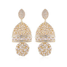 EYER New Arrival Super Aesthetic Unique Charming AAA Cubic Zircon Drop Earrings For Women Pendients Party Banquet Jewelry 2024 - buy cheap