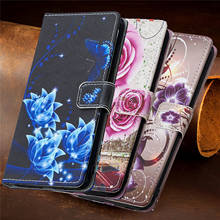 Кожаный чехол-бумажник с цветочным рисунком для iPhone 12 Mini 11 Pro Max SE XS Max XR iPhone X 8 7 6 6S Plus iPhone12, чехлы, чехол для телефона 2024 - купить недорого