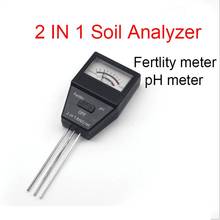 2 in 1 Soil PH Tester Fertile Plant Fertile Meter Analyzer with 3 Probes for Gardening Flowers Crops Tool 2024 - buy cheap