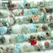 Mamiam Natural Dominica Larimar Faceted Gravel Beads 5-9mm Loose Stone Diy Bracelet Necklace Jewelry Making Gemstome Gift Design 2024 - buy cheap