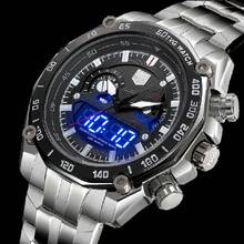 TVG Watch Men Multifunction Sports Watches Led Display Analog Digital Quartz Wristwatches Luminous Hands Aviator Polit Watches 2024 - buy cheap