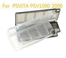 Caja de almacenamiento de 2 piezas 10 en 1 para Sony PSVita PS Vita 1000, caja de tarjeta de memoria PSV, funda para tarjeta de juego para PSV1000 PSV Slim 2000 2024 - compra barato