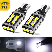 Bombilla LED Canbus superbrillante para Exterior de coche, lámpara de 921 K, 12V, 15SMD, T16, T15, W16W, sin Error, 912, 6500, 2 uds. 2024 - compra barato