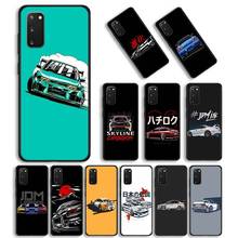 Capa de telefone para samsung galaxy s21 s20 fe s10 s9 plus ultra lite 5g s10e silicone caso esportes carro jdm deriva 2024 - compre barato