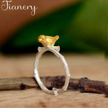 Anéis de personalidade de pássaros para mulheres joias de casamento ajustáveis anel antigo de dedo 2024 - compre barato