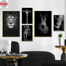 Arte branca preta 5d mosaico bordado de diamante elefante girafa zebra oncinha rinoceros inteiramente quadrado/redondo pintura de diamante diy 2024 - compre barato