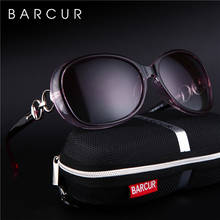 BARCUR Polarized Vintage Women Sunglasses Round Gradient Sun glasses Women UV400 gafas oculos de sol masculino 2024 - buy cheap