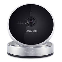 Беспроводная Wi-Fi ip-камера ANNKE 720P, домашняя камера видеонаблюдения PT Wifi, инфракрасная Ночная интеллектуальная сетевая камера-куб 2024 - купить недорого