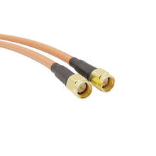 Cabo conector coaxial sma macho, conector sma macho para sma, plug de alta temperatura com blindagem dupla, baixa perda, rg400, fio coaxial rf 2024 - compre barato