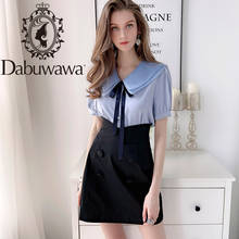 Dabuwawa Streetwear High Waist Double Breasted Skirts Women Office Lady  Elegant A-Line Solid Mini Skirt Female DN1ASK005 2024 - buy cheap