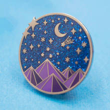 The Night Court Glitter Meteor Brooch Pins Enamel Metal Badges Lapel Pin Brooches Jackets Jeans Fashion Jewelry Accessories 2024 - buy cheap