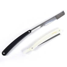 Men Shaving Barber Tools Hair Razor and Blades Antique Sliver Folding Shaving Knife Stainless Steel Straight razor Holder 2024 - buy cheap