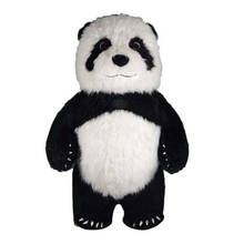 Надувной талисман в виде панды для рекламы, высота 3 м, настраиваемый на заказ для взрослых, мультяшный маскот в виде животных, маскарадный костюм в виде панды, маскарадный костюм в виде панды 2024 - купить недорого