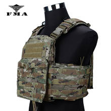 Colete tático fma tmc cereja ver, multicamadas (tamanho m) molle airsoft esportes de segurança militar de combate 2024 - compre barato