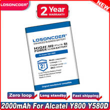 LOSONCOER CAB23V0000C1 2000mAh Battery For Alcatel Y800 Y580D Mobile Phone Battery 2024 - buy cheap