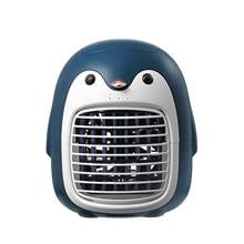 Penguin USB Desk Mini Fan Portable Air Cooler Fan Air Conditioner Desktop Air Cooling Fan Humidifier Purifier For Office Bedroom 2024 - buy cheap