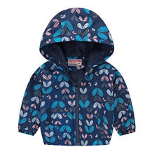 ARLONEET-Chaqueta de manga larga con estampado Floral para bebé y niña, Abrigo con capucha y cremallera, ropa de otoño, CA01 2024 - compra barato