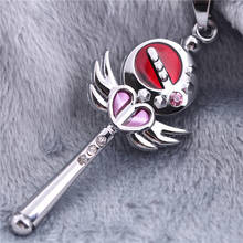Cute Magic Stick  Pendant Necklace for Women Girls Children Fashion Colorful Crystal Cartoon Animation Necklaces Jewelry Gifts 2024 - buy cheap