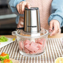Electric Meat Grinder Home Small 220V Multifunction Stainless Steel Blender Chopper Sausage Stuffer Meat Mincer Food Processor 2024 - buy cheap