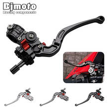 Universal 7/8" 22MM Handlebar CNC Foldable Adjustable Cable Clutch Lever For Honda BMW Yamaha Suzuki Dirt Pit Street Bike 2024 - buy cheap