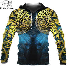 Viking celtico tatuagem ao redor do design, jaqueta casual masculina com capuz e estampas 3d harajuku streetwear dw0145 2024 - compre barato