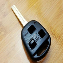 DAKATU-funda de repuesto para llave de mando a distancia de Toyota Shell, hoja corta de 3 botones, Toyota 48, nueva 2024 - compra barato