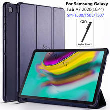 Smart Case for Samsung Galaxy Tab A7 10.4 inch 2020 Case SM-T500 SM-T505 T500 T505 Awake Sleep Leather Soft Silicon Back Cover 2024 - buy cheap