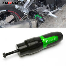 Deslizador de escape de aluminio para motocicleta KAWASAKI CNC, Protector contra choques, Z750 Z, 750, 2008, 2009, 2010, 2011, 2012, 2013 2024 - compra barato