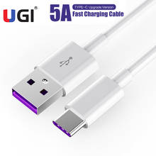 UGI-cargador súper rápido 5A, Cable USB C de carga rápida 3,0, tipo C, para Samsung S20, S21, Huawei P30, P40, Xiaomi 11, 10, Oneplus 8 2024 - compra barato
