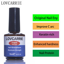 LOVCARRIE Nail Strengthener 15ml Cuticle Oil Protein Calcium Nail Growth Base Coat Nail Pre Primer Gellak for Repair Care 2024 - buy cheap