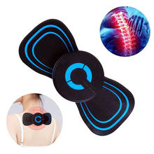 Portable Mini Electric Neck Massager Cervical Spine Massage Patch Pain Relief Vibration Muscle Relaxation Shoulder Back Massager 2024 - buy cheap