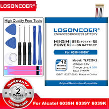 LOSONCOER 3100mAh TLp020K2 High Quality Li-ion Mobile Phone Batteries for Alcatel One Touch 6039H 6039Y 6039K Battery 2024 - buy cheap