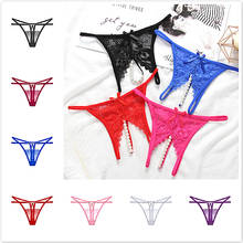 Fashion Amazing Women Lingerie Color Lace Underwear Femal Sexy T-back Thong Sheer Panties Style Hot Sale Transparent Knickers 2024 - buy cheap