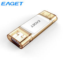 Eaget Lightning®Unidad Flash USB 3,0, OTG, 128GB, 64GB, Apple®Pendrive USB con certificado MFI, Pen Drive para iPhone, iPad, iPod I60 2024 - compra barato