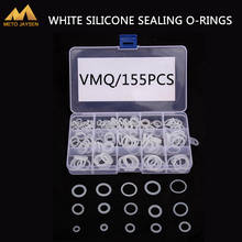 PCP Пейнтбол розетка белая прокладка замены Белый Силиконовое уплотнительное кольцо прочный 15 размеры уплотнительное-образных уплотнительных кольца для навесного оборудования для 155 шт./компл. 2024 - купить недорого