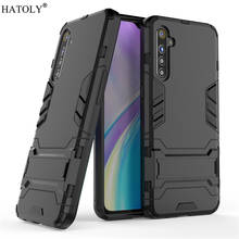 Funda de silicona para OPPO Realme X2, carcasa de armadura de Robot, carcasa dura de PC, TPU, funda trasera de teléfono para OPPO Realme X2, funda protectora para Realme X2 2024 - compra barato