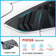 for focus ST RS Hatchback 4D Color Window Side Louvers Vent ABS Black Carbon Fiber 2012 2013 2014 2015 2016 2017 2018 2024 - buy cheap