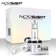 NOVSIGHT-bombillas de luz Led antiniebla para coche, bombillas H7 H11 H16JP 9005 9006 9012 D1 P13 PSX24W PSX26W, 6500K 10000LM, 1:1 diseño 2024 - compra barato