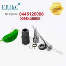 ERIKC-Kits de reparación de inyector de combustible, boquilla DSLA158P974, válvula de retorno de aceite F00RJ02005 para inyector BOSCH 0445120008 0986435502 2024 - compra barato