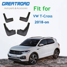 Car Mud Flaps Splash Guards Mudguards Mud Flap for Fender Mudflaps Accessories For VW T-Cross 2018 2019 2020 2021 2024 - buy cheap