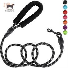 Free Shipping Reflective Large Dog Leash Nylon Rope Pet Running Tracking Leashes Lead Dog Mountain Climbing Rope Accessories 2024 - buy cheap