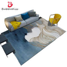 Bubble Kiss Abstract Carpets For Living Room Soft Grid Line Pattern Floor Rugs Home Sofa Bedside Decor Teenager Bedroom Rugs
