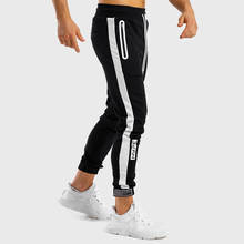 2020 nova jogging calças dos homens correndo calças esportivas de fitness sweatpants musculação corredores de algodão 2024 - compre barato