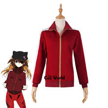EVA Asuka Langley Soryu Shikinami Jacket Coat Outerwear Outfit Anime Cosplay Costumes 2024 - buy cheap