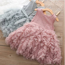 Baby Party Wear Tutu Fluffy Girl Summer Dress Children's Princess Dresses For Girls Toddler Birthday Dress Kids Casual Clothes 2024 - buy cheap