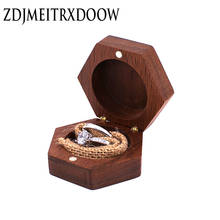 Custom Black walnut Luxury Jewelry Display Boxes Wood Sets Rings Pendant Bracelet Beauty Jewelry Boxes Engraving LOGO 2024 - buy cheap